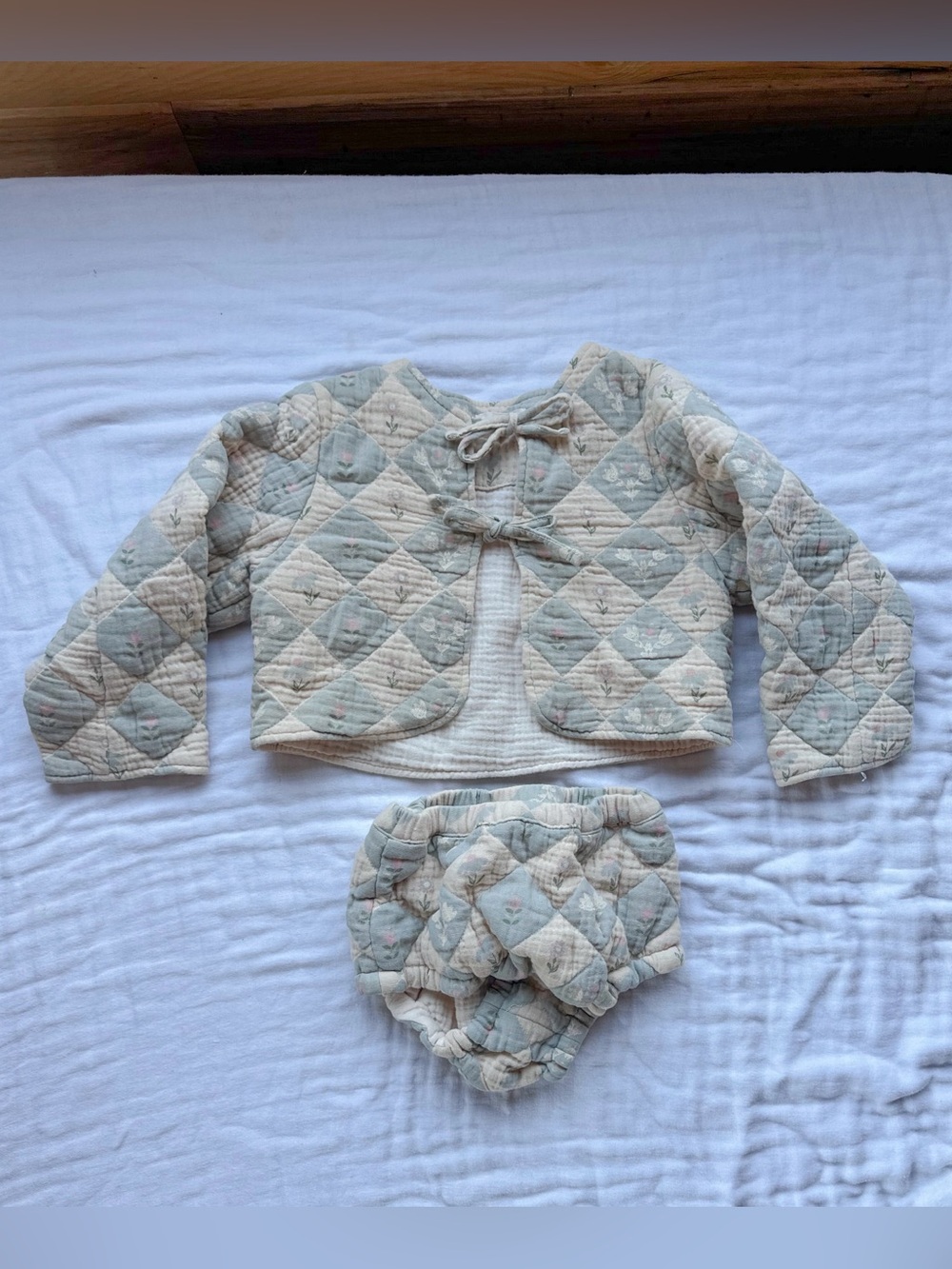 Wild Willa two piece quilted outfit